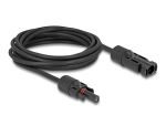 DELOCK DL4 Solar Kabel 6 mm Stecker zu Buchse 5 m schwarz
