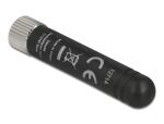 DeLOCK WLAN 802.11 b/g/n Antenne RP-SMA Stecker 1,7 - 3,7 dBi omnidirektional starr mit flexiblem Material schwarz