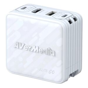 AVerMedia Ladedock, EliteGO GC313Pro White, 100W GaN, HDMI