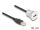 DELOCK USB2.0 Typ-A Einbaubuchse mit Kabelp. St. Alu.30cm