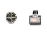 DELOCK M12 Adapterkabel X-kodiert 8 Pin ST zu RJ45,ST 50 cm