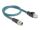 DELOCK M12 Adapterkabel X-kodiert 8 Pin ST zu RJ45,ST 50 cm