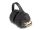 DeLOCK Kabelverbinder USB 2.0 Typ-B Buchse zu USB 2.0 Typ-A Buchse zum Einbau mit Bajonett-Verschlusskappe IP68 staub- und wasserdicht schwarz