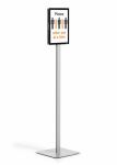 Durable INFO STAND BASIC A4 1 ST 501257 (501257) Informationsstand Metall, Kunststoff Grau