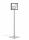 Durable INFO STAND BASIC A4 1 ST 501257 (501257) Informationsstand Metall, Kunststoff Grau