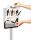 Durable INFO STAND BASIC A4 1 ST 501257 (501257) Informationsstand Metall, Kunststoff Grau