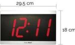 Geemarc BD4000 Digitale Uhr m. Wecker, Thermometer, Fernbed.