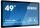 iiyama ProLite TF4938UHSC-B1AG ++B-Ware++49" 4K Touch IPS Open Frame schwarz