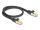 DELOCK RJ45 Netzwerkkabel Cat.6A S/FTP St. zu St. 0,5m schw.