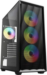 Sharkoon Gehäuse VK4 ARGB ATX 1xGlas schwarz