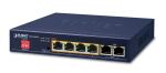PLANET GSD-604HP Netzwerk-Switch Unmanaged Gigabit...