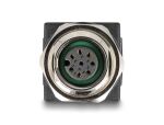 DELOCK M12 Adapter A-kodiert 8 Pin Buchse zu RJ45 Bu gerade
