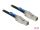 DeLOCK 83396 Serial Attached SCSI (SAS)-Kabel 3 m Schwarz, Silber