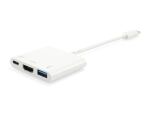 Equip USB-C auf HDMI, USB-A, 60W USB PD Adapter