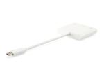 Equip USB-C auf HDMI, USB-A, 60W USB PD Adapter