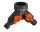 Gardena Twin-Tap Connector Schwarz, Orange 1 Stück(e)