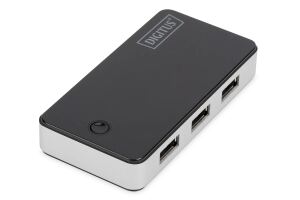 Digitus USB 3.0 Hub, 4-Port schwarz