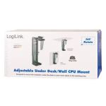 LogiLink EO0005 PC-Halterung Tischmontierte CPU-Halterung Schwarz