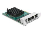 DELOCK PCI Express x1 Karte 4 x RJ45 Gigabit LAN RTL8111
