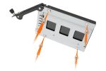 Icy Dock MB492SKL-B Hard Drive Backplane Schwarz