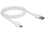 DELOCK Easy-USB-Kabel 2.0 A -> Mini-B St/St 1.0m...