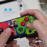 Hyperkin Pixel Art Grün, Rot Bluetooth Gamepad Nintendo Switch, Nintendo Switch Lite, Nintendo Switch OLED