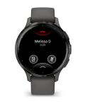 Garmin Venu 3S 3,05 cm (1.2") AMOLED 41 mm Digital 390 x 390 Pixel Touchscreen Grau WLAN GPS
