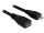 DeLOCK 83248 USB Kabel USB 2.0 1 m Micro-USB B 0,48 Gbit/s Schwarz