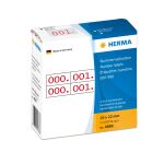HERMA Nummernetiketten doppelt selbstklebend 10x22 mm...