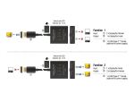 DELOCK DisplayPort Switch 2 auf 1 bidirektional 8K