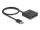 DELOCK DisplayPort Switch 2 auf 1 bidirektional 8K