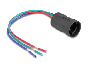 DELOCK Fassung für 19mm 3 Pin Taster oder Schalter