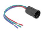 DELOCK Fassung für 19mm 3 Pin Taster oder Schalter