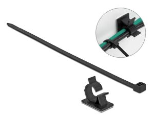 DELOCK Kabelklemme 41 x 25 mm mit KBI L 250 x B 7,2 mm