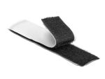 DeLOCK Klettband selbstklebend mit Haft- und Flauschband L 5 m x B 25 mm schwarz