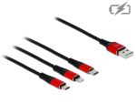 DeLOCK USB Ladekabel 3 in 1 for Lightnin / Micro USB /...