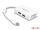 DeLOCK 61768 Videokabel-Adapter 0,24 m Mini DisplayPort DisplayPort + DVI + HDMI Weiß