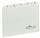 Durable 366002 Tab-Register Alphabetischer Registerindex PVC Weiß