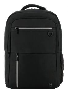Mobilis 003084 Rucksack Lässiger Rucksack Schwarz Schaum, Recyceltes Polyester