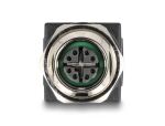 DeLOCK M12 Adapter X-kodiert 8 Pin Buchse zu RJ45 Buchse gerade