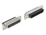 DELOCK D-Sub HD 44 Pin Crimp Buchse, Metall, 2 Stück