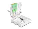 DeLOCK LWL Anschlussdose 2 x SC/APC Simplex mit Verlegekabel Set 20 m