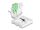DeLOCK LWL Anschlussdose 2 x SC/APC Simplex mit Verlegekabel Set 20 m