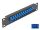 DELOCK 10" LWL Patchpanel 12 Port SC Simplex blau 1HE schw.