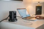 Brennenstuhl Steckdosenturm 8fach mit 2xUSB A,1xUSB C,black