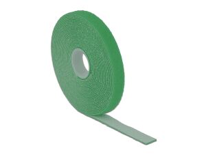 DELOCK Kabelbinder Klettverschluss 5000x13mm 1x Rol grün