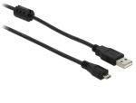 USB Kabel Delock A -> Micro-B St/St 3.00m sw