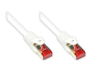Alcasa 8060-010W Netzwerkkabel Weiß 1 m Cat6 S/FTP (S-STP)