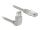 DELOCK Patchkabel gewinkelt RJ45 S/STP Cat6A 1.00m grau