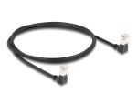 DELOCK RJ45 Netzwerkkabel Cat.6A S/FTP Slim 90°unten...